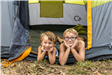 kids in tent