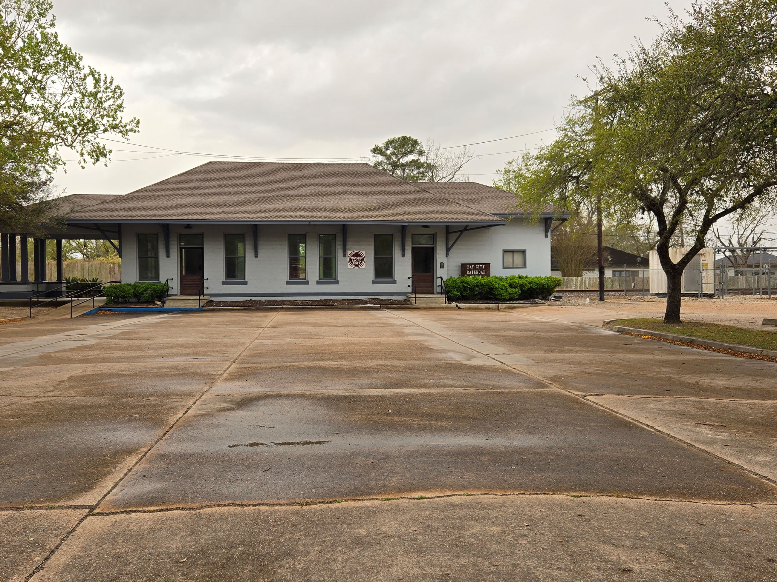 Outside of Train Depot