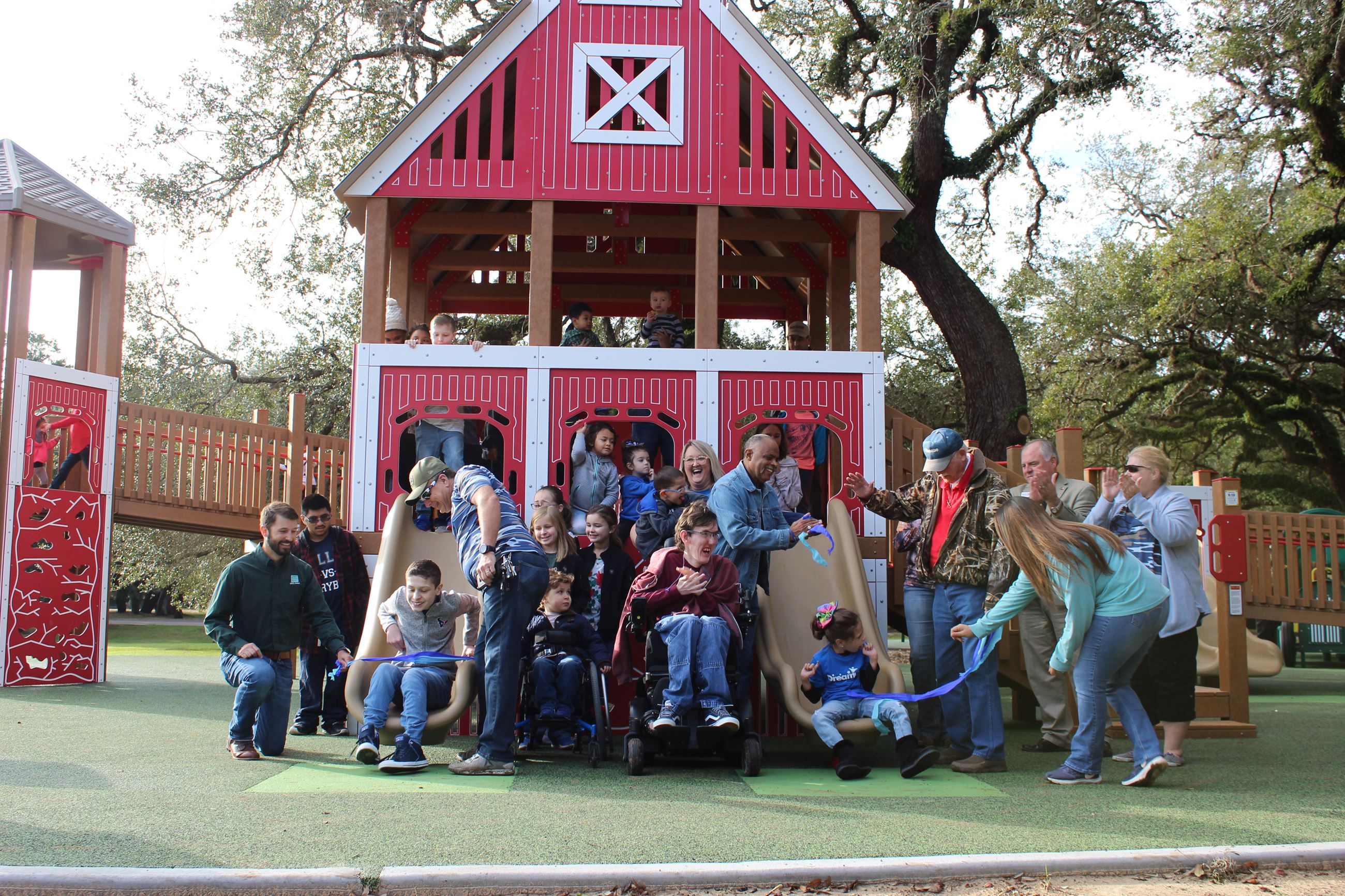 Ribbon cutting of DreamScape 