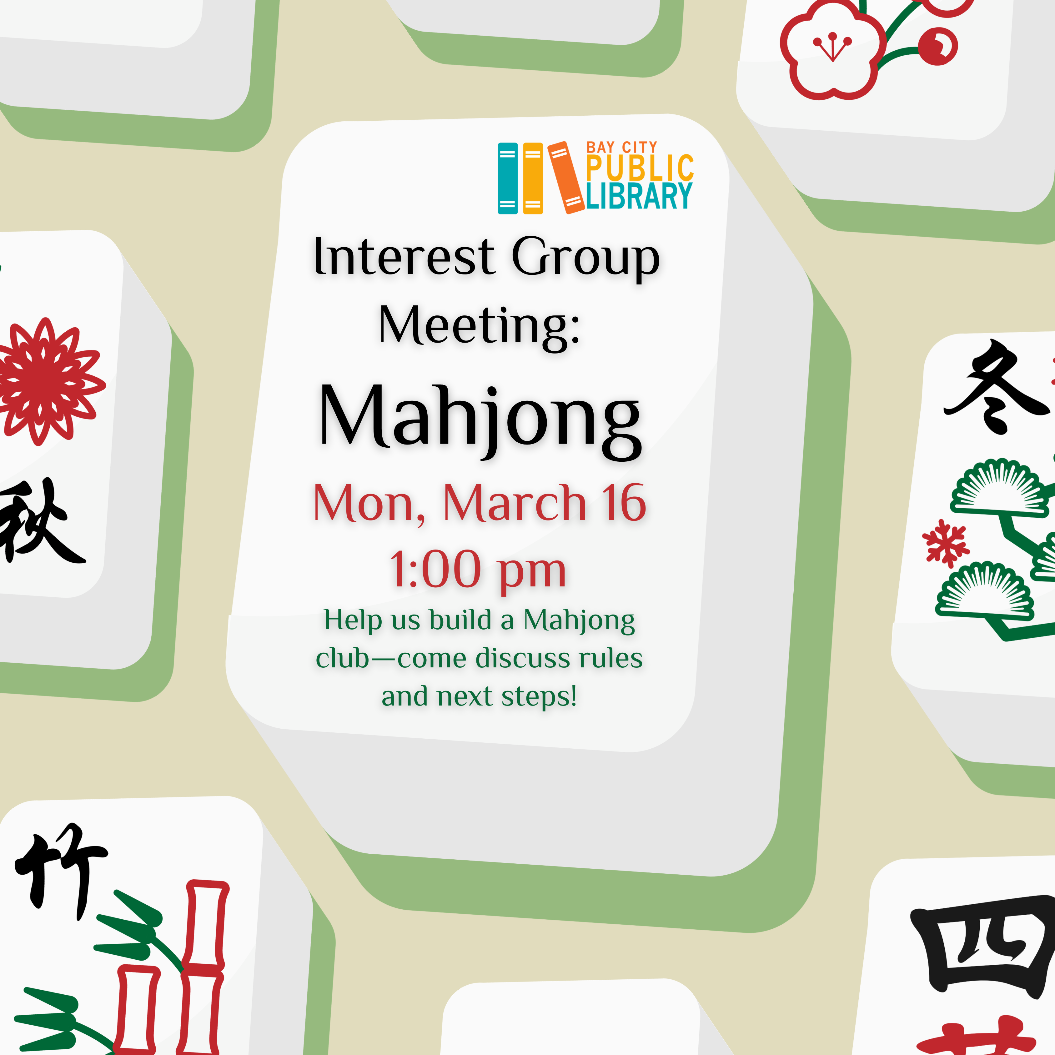 Mahjong Interest Group Post